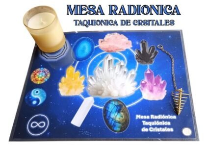 Mesa Radiónica Taquionica de Cristales